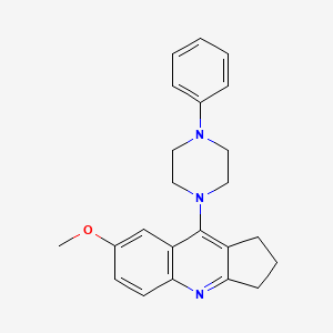 7-Methoxy-9-(4-phenylpiperazin-1-yl)-2,3-dihydro-1h-cyclopenta[b]quinoline