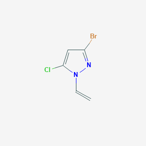 3-Bromo-5-chloro-1-ethenyl-1H-pyrazole