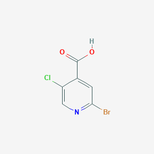 molecular formula C6H3BrClNO2 B1288935 2-Bromo-5-chloroisonicotinic acid CAS No. 530156-90-2