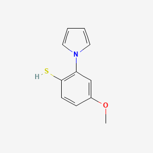 4-Methoxy-2-(1H-pyrrol-1-yl)benzene-1-thiol