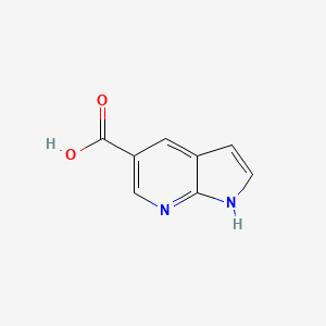 molecular formula C8H6N2O2 B1288937 1H-Pyrrolo[2,3-b]pyridine-5-carboxylic acid CAS No. 754214-42-1
