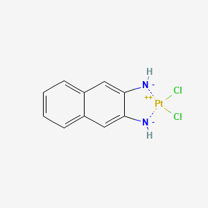 molecular formula C10H8Cl2N2Pt B12889374 Dichloro(2,3-naphthalenediamine-N,N')platinum CAS No. 61583-29-7