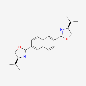 2,6-Bis((S)-4-isopropyl-4,5-dihydrooxazol-2-yl)naphthalene