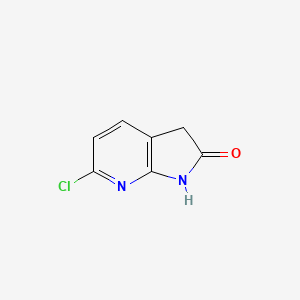 molecular formula C7H5ClN2O B1288938 6-Chloro-1H-pyrrolo[2,3-B]pyridin-2(3H)-one CAS No. 220896-14-0