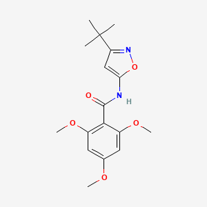 N-(3-tert-Butyl-1,2-oxazol-5-yl)-2,4,6-trimethoxybenzamide