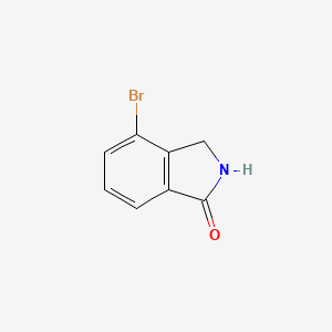 molecular formula C8H6BrNO B1288941 4-溴异吲哚啉-1-酮 CAS No. 337536-15-9