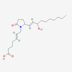 7-(2-(3-Hydroxydec-1-en-1-yl)-5-oxopyrrolidin-1-yl)hept-5-enoic acid