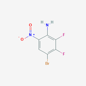 molecular formula C6H3BrF2N2O2 B1288947 4-Bromo-2,3-difluoro-6-nitroaniline CAS No. 626238-73-1