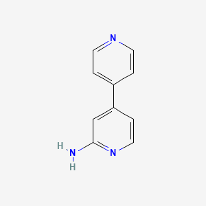 molecular formula C10H9N3 B1288951 [4,4'-Bipyridin]-2-amine CAS No. 52311-42-9