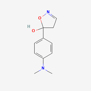 5-[4-(Dimethylamino)phenyl]-4,5-dihydro-1,2-oxazol-5-ol