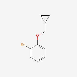 molecular formula C10H11BrO B1288957 1-Bromo-2-(cyclopropylmethoxy)benzene CAS No. 494773-67-0
