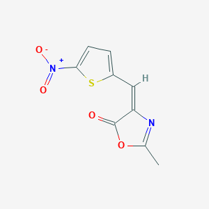 2-Methyl-4-((5-nitrothiophen-2-yl)methylene)oxazol-5(4H)-one