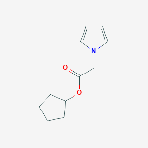 Cyclopentyl 1h-pyrrol-1-ylacetate