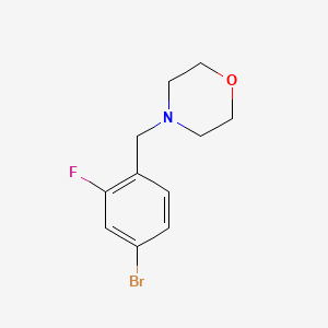 molecular formula C11H13BrFNO B1288962 4-(4-Bromo-2-fluorobenzyl)morpholine CAS No. 338454-98-1