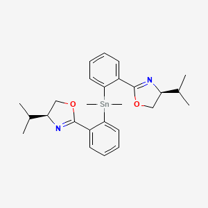 bis(2-((S)-4-Isopropyl-4,5-dihydrooxazol-2-yl)phenyl)dimethylstannane