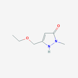 3-(Ethoxymethyl)-1-methyl-1H-pyrazol-5-ol