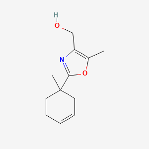 [5-Methyl-2-(1-methylcyclohex-3-en-1-yl)-1,3-oxazol-4-yl]methanol