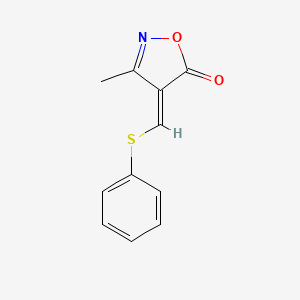 (E)-3-Methyl-4-((phenylthio)methylene)isoxazol-5(4H)-one