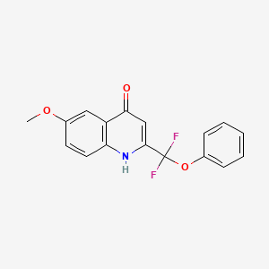 2-(Difluoro(phenoxy)methyl)-6-methoxyquinolin-4(1H)-one