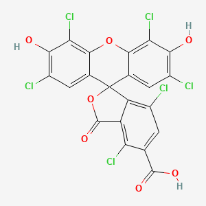 2',4,4',5',7,7'-Hexachloro-3',6'-dihydroxy-3-oxo-3H-spiro[isobenzofuran-1,9'-xanthene]-5-carboxylic acid