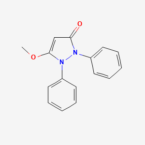 3-Pyrazolin-5-one, 1,2-diphenyl-3-methoxy-