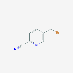molecular formula C7H5BrN2 B1288979 5-(溴甲基)吡啶-2-碳腈 CAS No. 308846-06-2