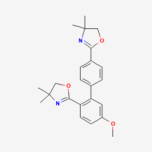 2,2'-(5-Methoxy-[1,1'-biphenyl]-2,4'-diyl)bis(4,4-Dimethyl-4,5-dihydrooxazole)