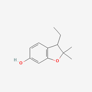 3-Ethyl-2,2-dimethyl-2,3-dihydro-1-benzofuran-6-ol