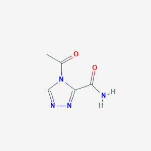 4-Acetyl-4H-1,2,4-triazole-3-carboxamide