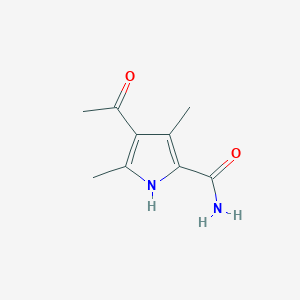 4-Acetyl-3,5-dimethyl-1h-pyrrole-2-carboxamide