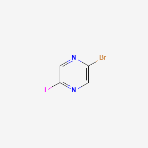 molecular formula C4H2BrIN2 B1288987 2-Bromo-5-iodopyrazine CAS No. 622392-04-5