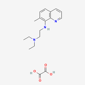 Quinoline, 8-(2-(diethylamino)ethylamino)-7-methyl, monooxalate