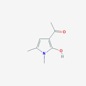 1-(2-Hydroxy-1,5-dimethyl-1H-pyrrol-3-yl)ethanone