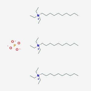 molecular formula C48H108N3O4P B12889927 N,N,N-Triethyldecan-1-aminium phosphate 