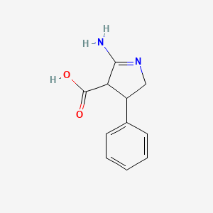 5-Amino-3-phenyl-3,4-dihydro-2H-pyrrole-4-carboxylic acid