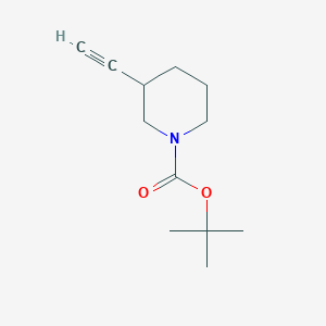molecular formula C12H19NO2 B1288999 叔丁基 3-乙炔基哌啶-1-羧酸酯 CAS No. 664362-16-7