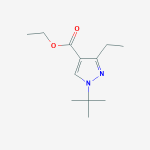 Ethyl 1-(tert-butyl)-3-ethyl-1H-pyrazole-4-carboxylate