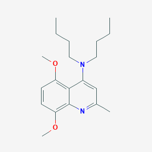 N,N-Dibutyl-5,8-dimethoxy-2-methylquinolin-4-amine