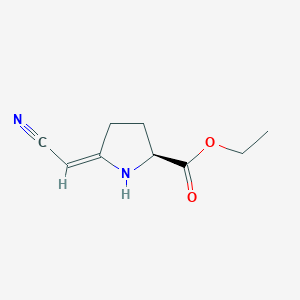 (S)-Ethyl 5-(cyanomethylene)pyrrolidine-2-carboxylate