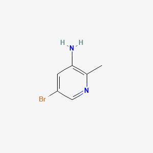 molecular formula C6H7BrN2 B1289001 5-溴-2-甲基吡啶-3-胺 CAS No. 914358-73-9