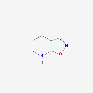 molecular formula C6H8N2O B12890017 4,5,6,7-Tetrahydroisoxazolo[5,4-b]pyridine 