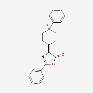 2-Phenyl-4-(4-phenylcyclohexylidene)-1,3-oxazol-5(4H)-one