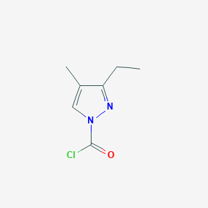 3-Ethyl-4-methyl-1H-pyrazole-1-carbonyl chloride