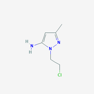 1-(2-Chloroethyl)-3-methyl-1H-pyrazol-5-amine