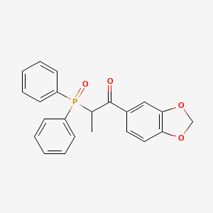 1-(2H-1,3-Benzodioxol-5-yl)-2-(diphenylphosphoryl)propan-1-one