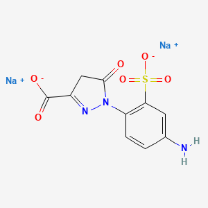 Disodium 1-(4-amino-2-sulphonatophenyl)-4,5-dihydro-5-oxo-1H-pyrazole-3-carboxylate