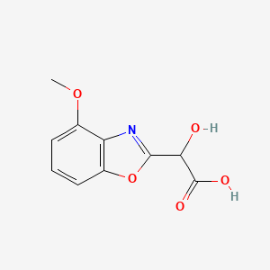 2-(Carboxy(hydroxy)methyl)-4-methoxybenzo[d]oxazole