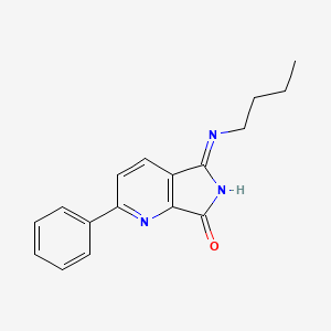 5-(Butylamino)-2-phenyl-7H-pyrrolo[3,4-b]pyridin-7-one