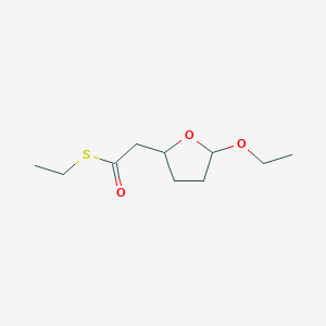 S-Ethyl 2-(5-ethoxytetrahydrofuran-2-yl)ethanethioate