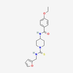 4-Ethoxy-N-{1-[(furan-2-ylmethyl)-thiocarbamoyl]-piperidin-4-yl}-benzamide